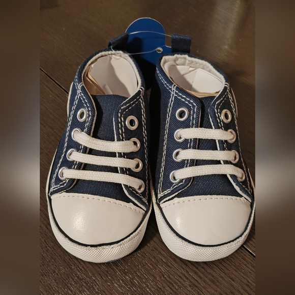 Other - Blue And White Baby Sneakers